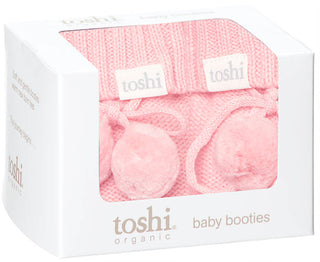 Toshi Organic Baby Booties - Pearl