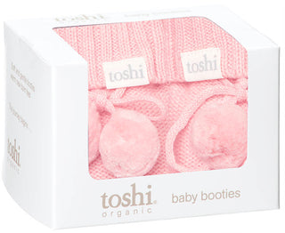 Toshi Organic Baby Booties - Pearl