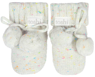Toshi Organic Baby Booties - Snowflake