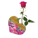 Lisa Pollock Bud Vase - Rose Bouquet