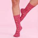Bizcare - Unisex Happy Feet Pink Socks