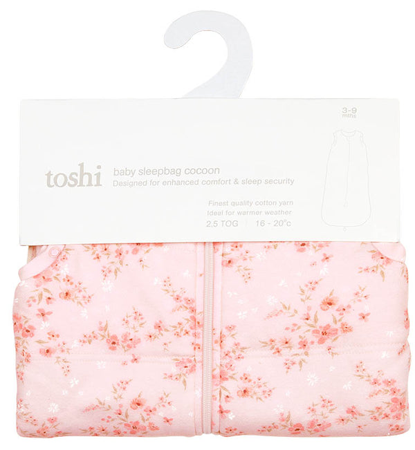 Toshi Baby Sleep Bag Classic Cocoon 2.5 Tog - Alice Pearl