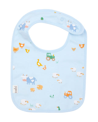 Toshi Baby Bib - Farm Buddies
