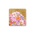 Lisa Pollock Bamboo Coaster Set - Wistful Wildflowers