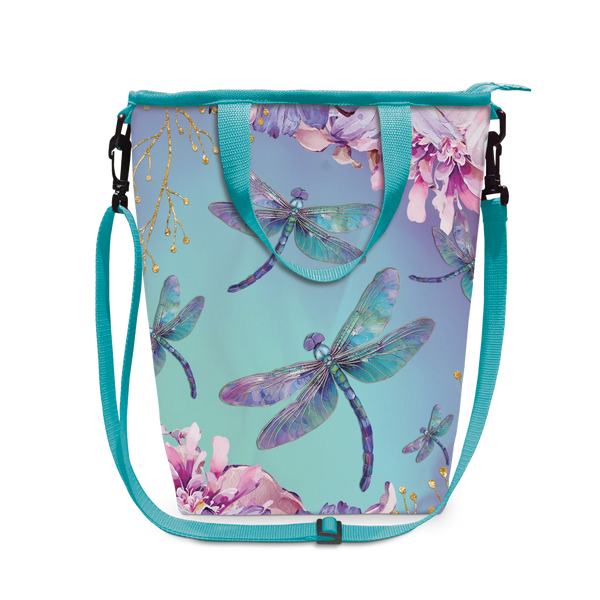 Lisa Pollock Champagne Cooler Bag - Delightful Dragonflies