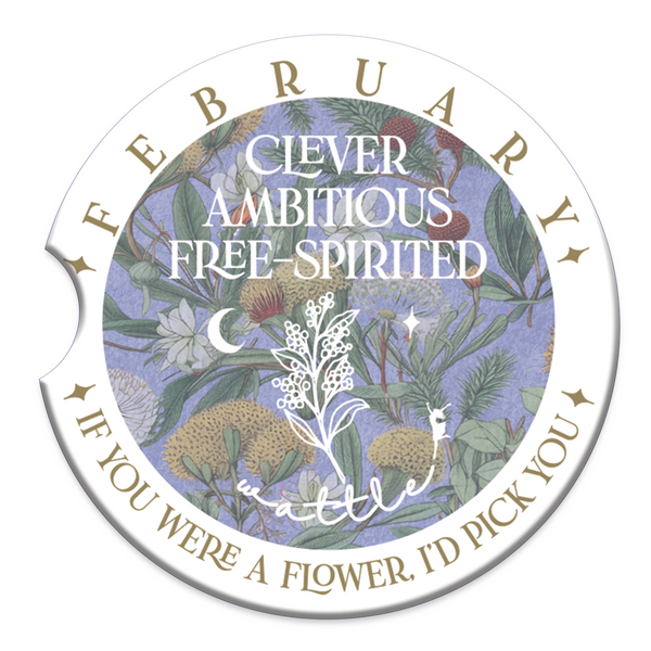 Lisa Pollock Car Coaster - February