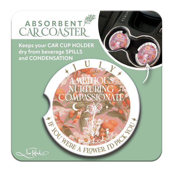 Lisa Pollock Car Coaster - July