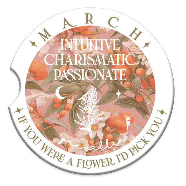 Lisa Pollock Car Coaster - March