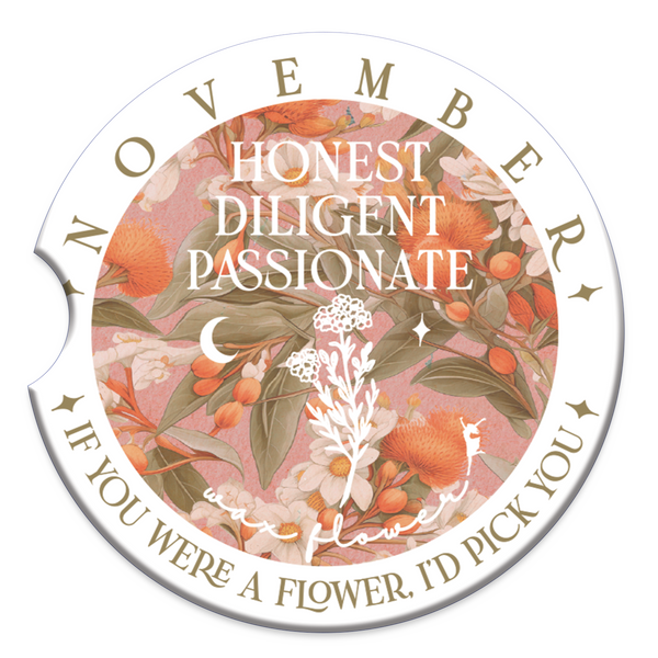 Lisa Pollock Car Coaster - November