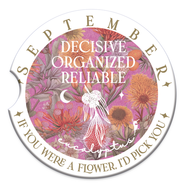 Lisa Pollock Car Coaster - September