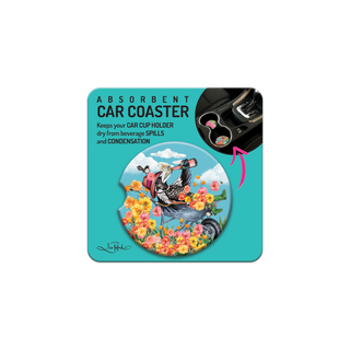 Lisa Pollock Car Coaster - Maggie