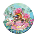 Lisa Pollock Car Coaster - Lifesaver Platypus