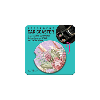 Lisa Pollock Car Coaster - Dreamy Fields