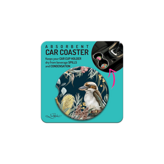 Lisa Pollock Car Coaster - Bush Guardian