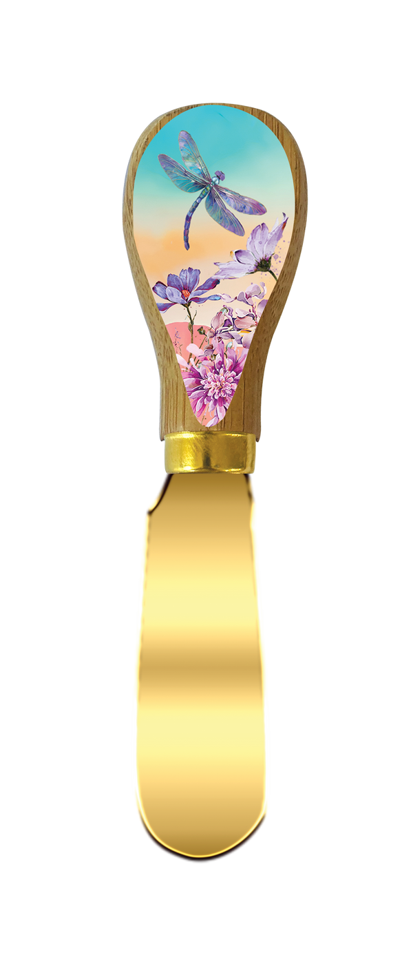 Lisa Pollock Cheese Knives - Delightful Dragonflies