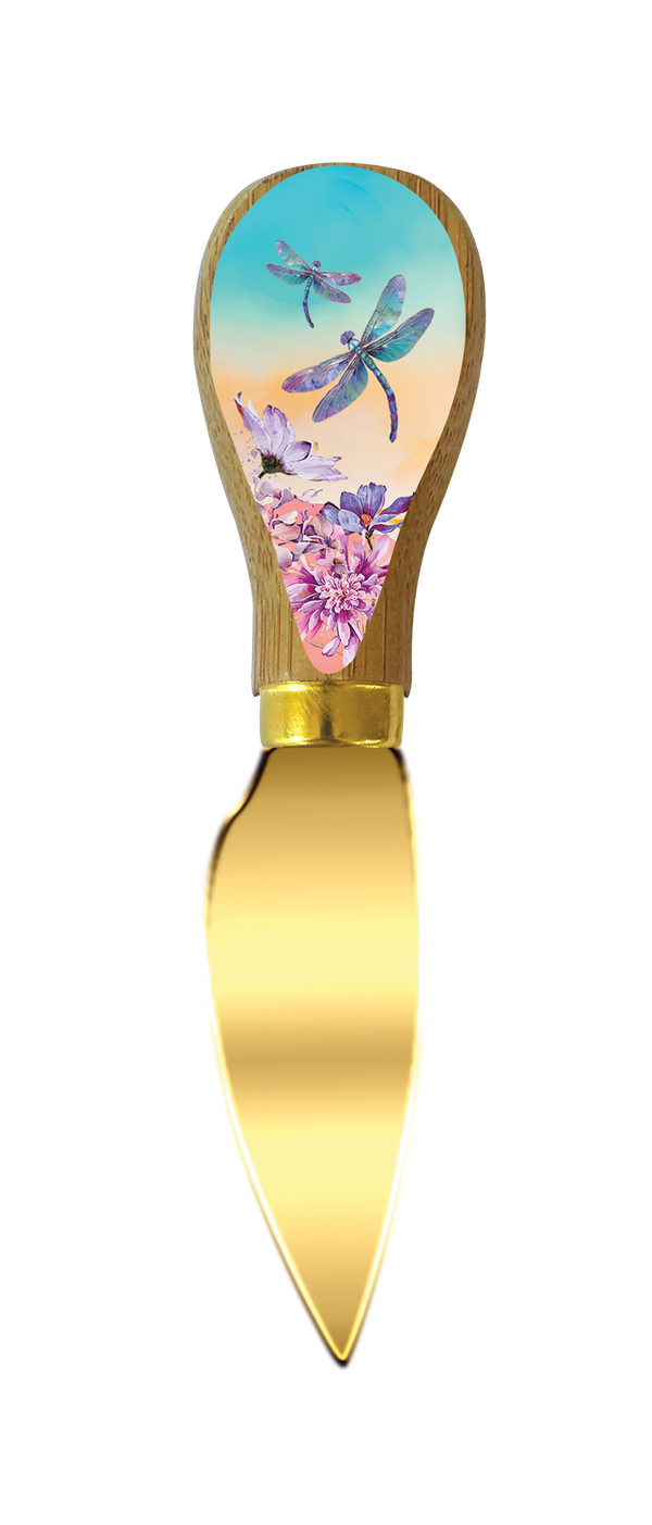 Lisa Pollock Cheese Knives - Delightful Dragonflies