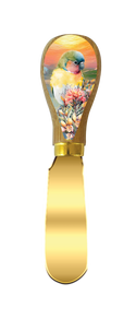 Lisa Pollock Cheese Knives - Love Bird Sunset