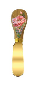 Lisa Pollock Cheese Knives - Coral Peony