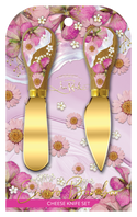 Lisa Pollock Cheese Knives - Wistful Wildflowers