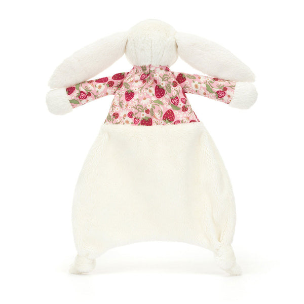 Jellycat Blossom Cream berry Bunny Comforter