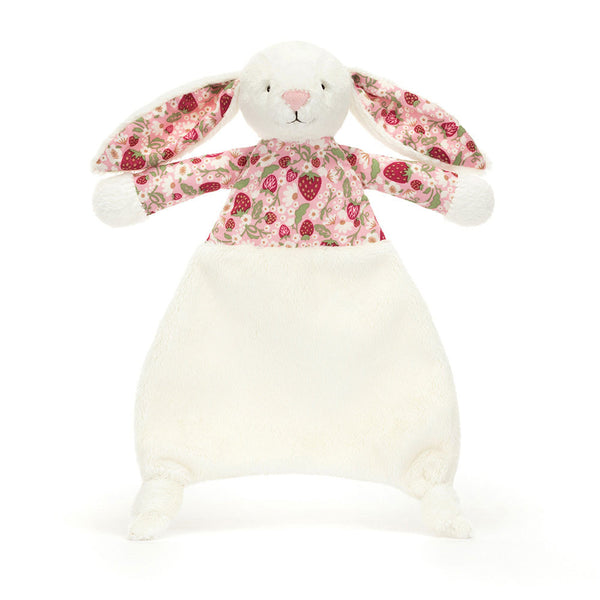 Jellycat Blossom Cream berry Bunny Comforter