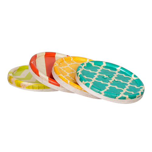 DWBH Set 4 Resin Coaster - Multi