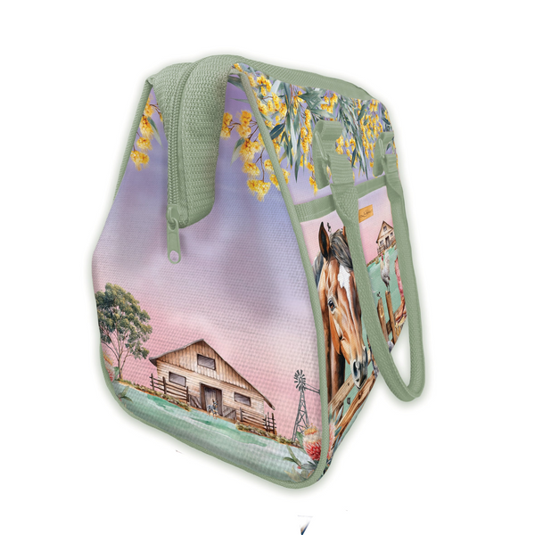 Lisa Pollock Lunch Cooler Bag - Country Dusk