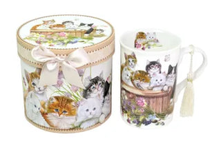T Time Mug with Gift box - Cuddly Kittens