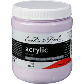Eraldo Di Paolo Acrylic Paint 500ml - Pastel Fig for Children