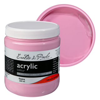 Eraldo Di Paolo Acrylic Paint 500ml - Pastel Guava for Kids 2