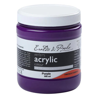 Eraldo Di Paolo Acrylic Paint 500ml - Purple for Kids