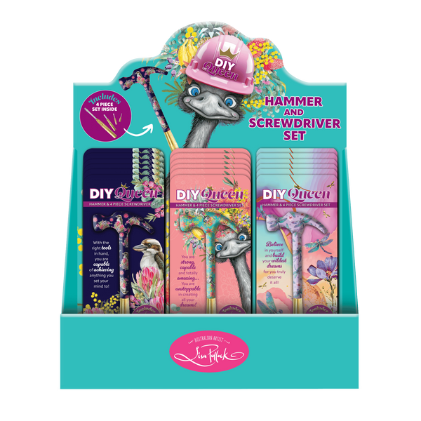 Lisa Pollock - Hammer and 4 Piece Screwdriver Set