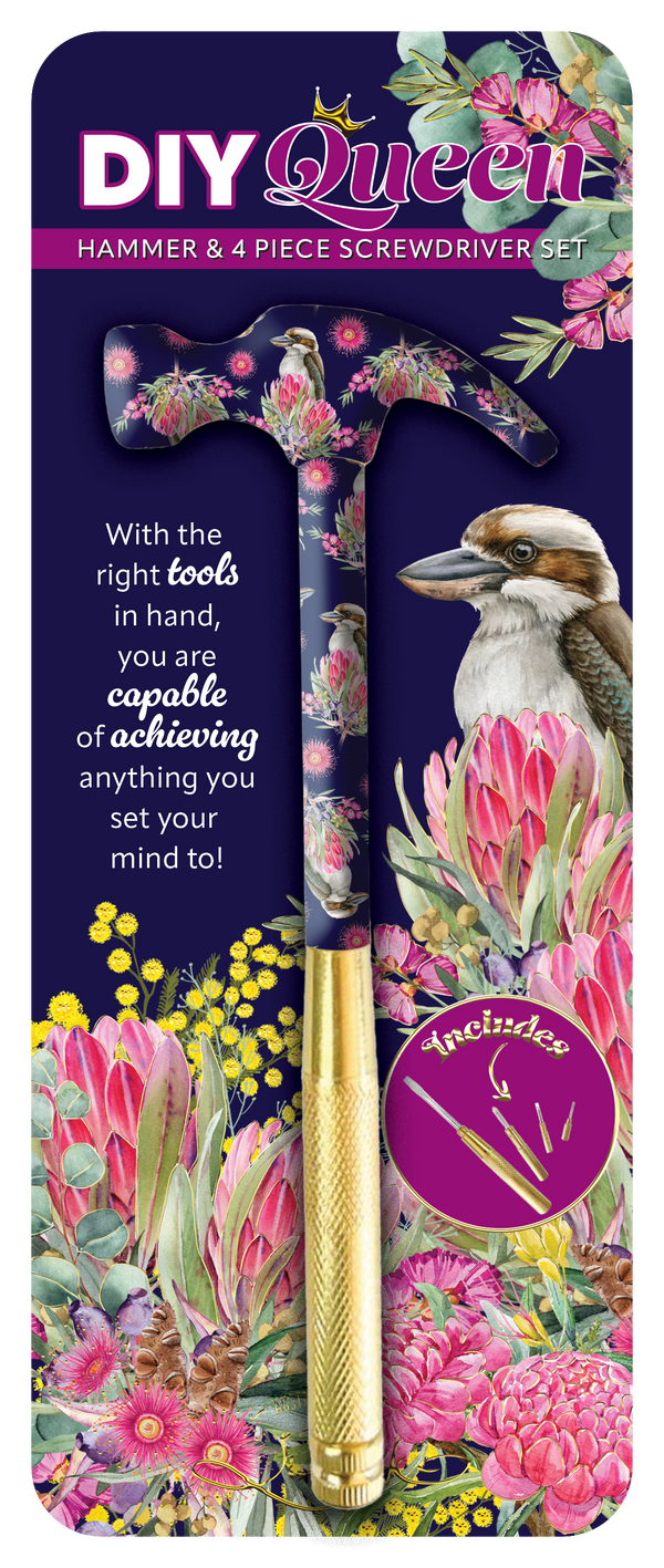 Lisa Pollock - Hammer and 4 Piece Screwdriver Set