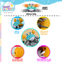 Interactive crawling crab plastic toys for kids 6