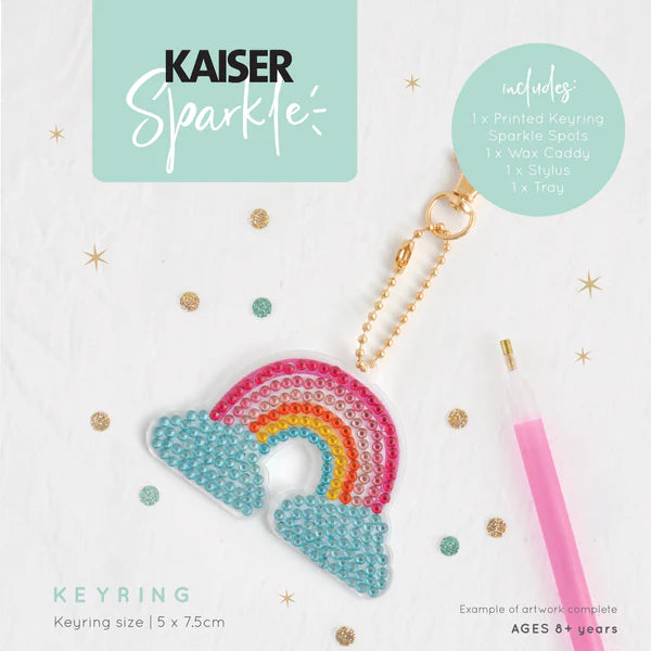 Kaiser Sparkle Keyring - Rainbow