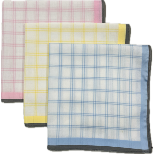 Rosdale - Ladie's Woven European Check Handkerchiefs