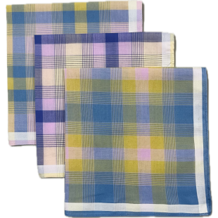 Rosdale - Ladie's Woven European Check Handkerchiefs