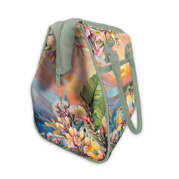 Lisa Pollock Lunch Cooler Bag - Sunset Love Birds