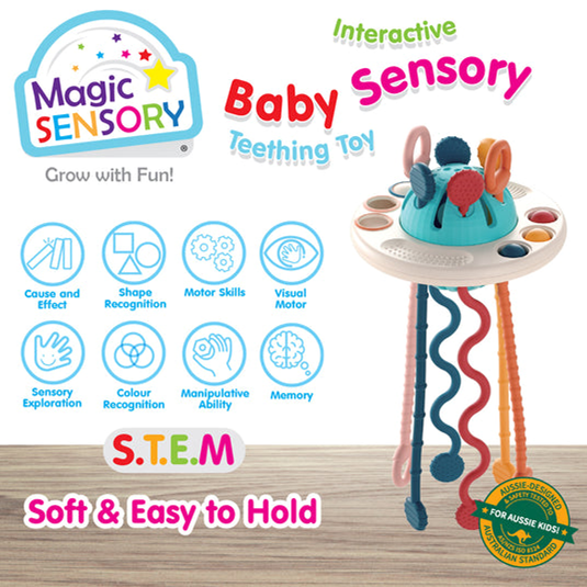 Magic Sensory - Interactive Baby Sensory Teething Toy for Little One's 5