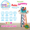 Magic Sensory - Interactive Baby Sensory Teething Toy for Little One's 5