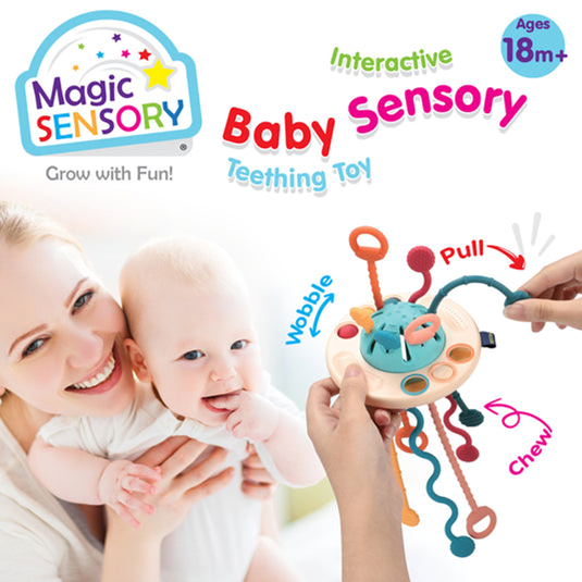 Magic Sensory - Interactive Baby Sensory Teething Toy for Little One's 6