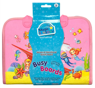Magic Sensory Busy Board - Pink for Kids