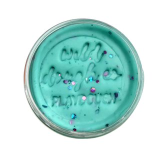 Wild Dough - Glitter Pastel Playdough - Mermaid Mint