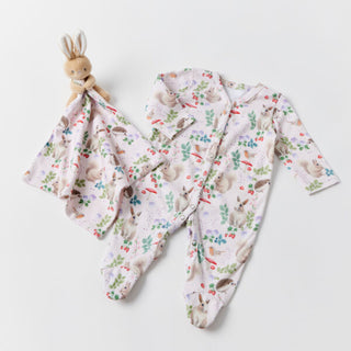 Jiggle and Giggle Romper and Comforter Set - Enchanted
