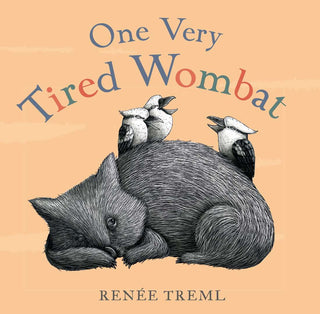 One Very Tired Wombat Board book for Kids