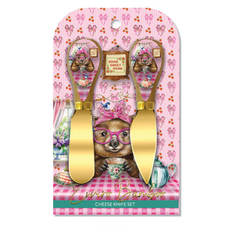 Lisa Pollock Cheese Knives - Wanda Wombat