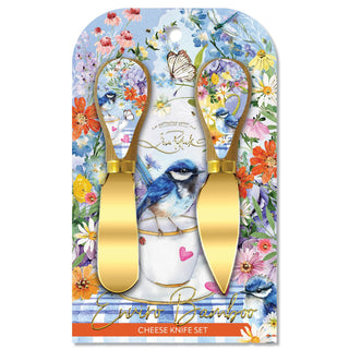 Lisa Pollock Cheese Knives - Tea Time Wrens
