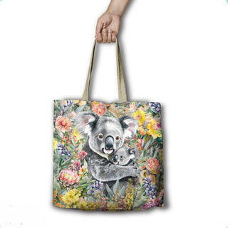 Lisa Pollock  Shopping Bag - Koala Cuddles