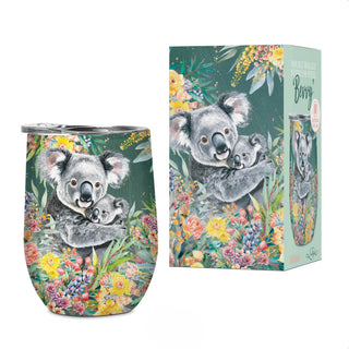 Double Walled Stainless Steel Bevvy - Koala Cuddles