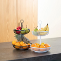 Ladelle - Olsen Black 2 Teir Mesh Fruit Basket
